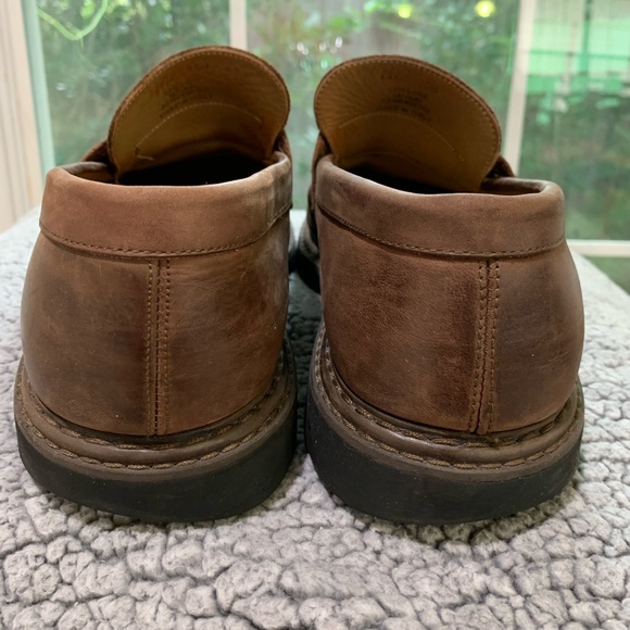 J CREW BROWN ITALIAN LEATHER LOAFERS SIZE MEN’S 10.5 main image 8